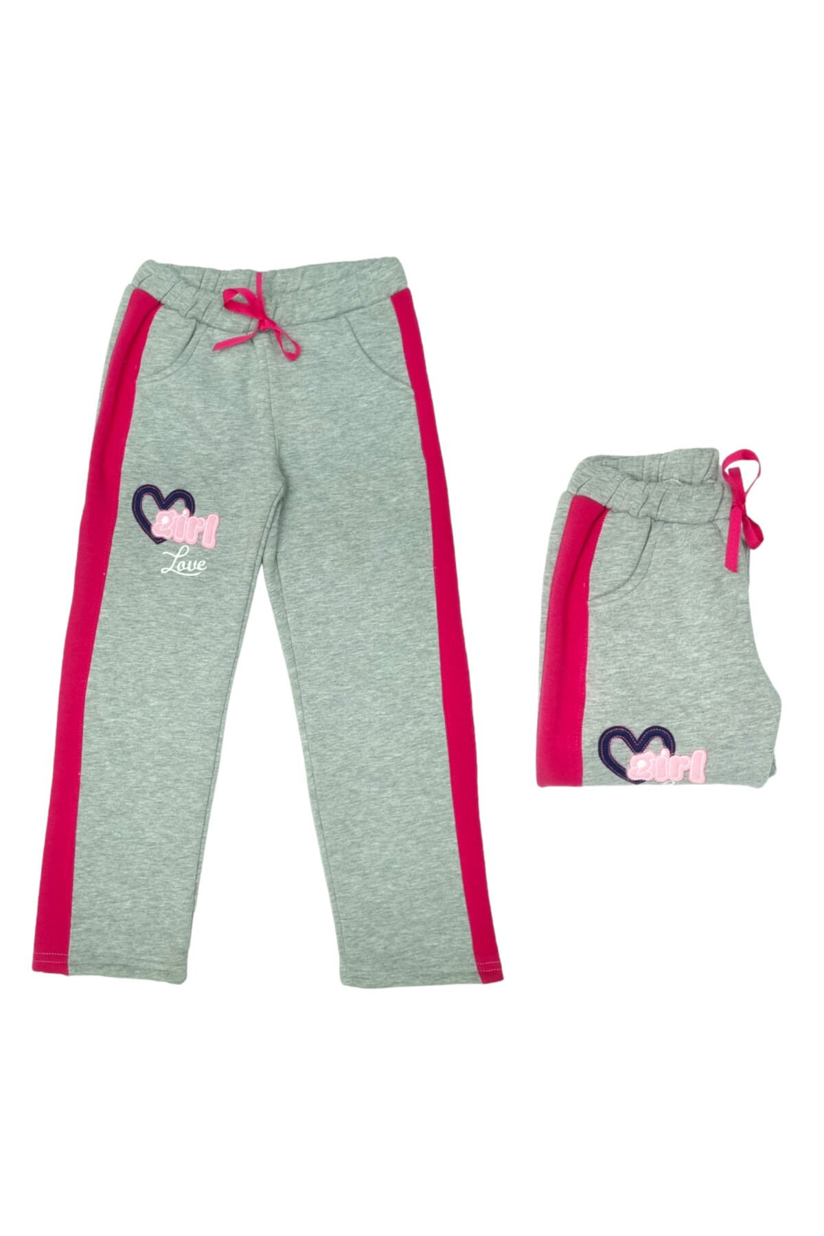 Pelops Kız Çocuk Eşofman Altı Gri - 8 Yaş