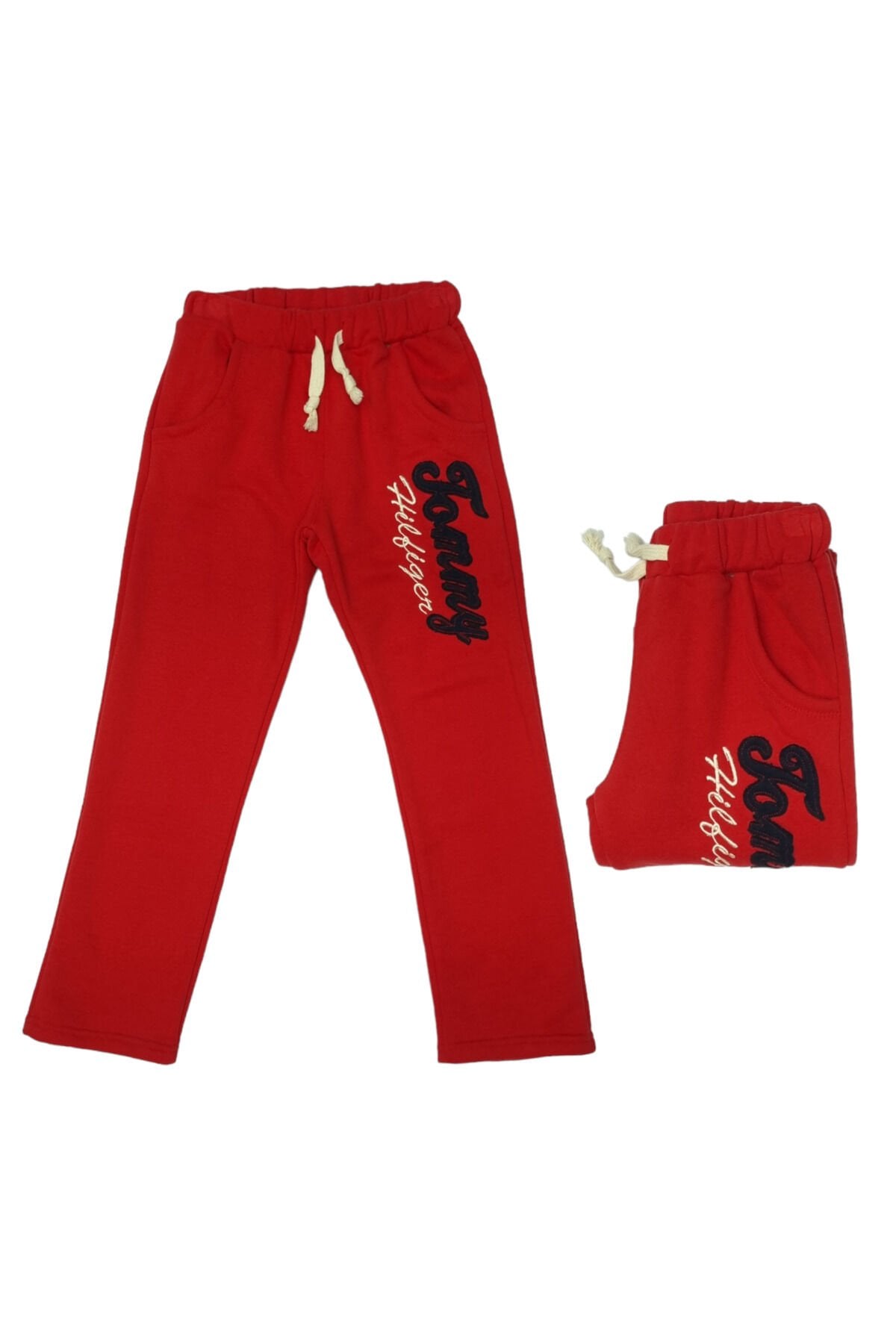 TH Unisex Çocuk Eşofman Altı Kırmızı - 7-8 Yaş