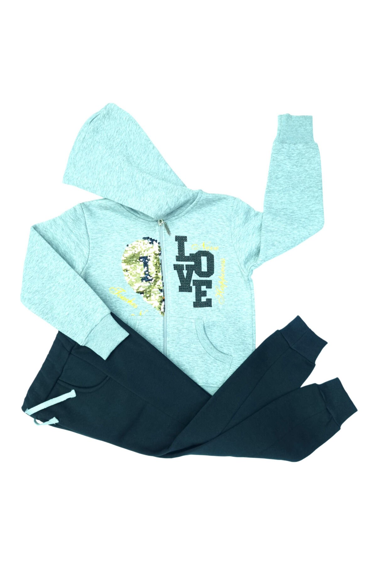 Pelops Kız Çocuk Spor Eşofman Takım