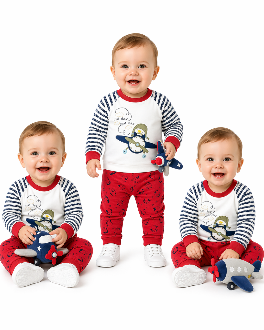 Pelops Erkek Bebek Spor Eşofman Takım