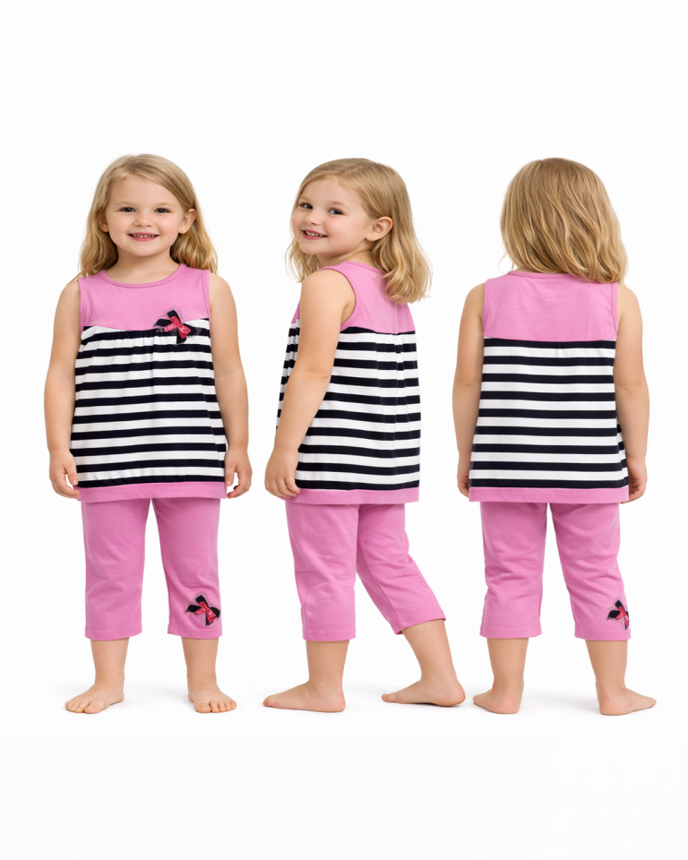 Breeze Kız Çocuk Yazlık Taytlı Takım