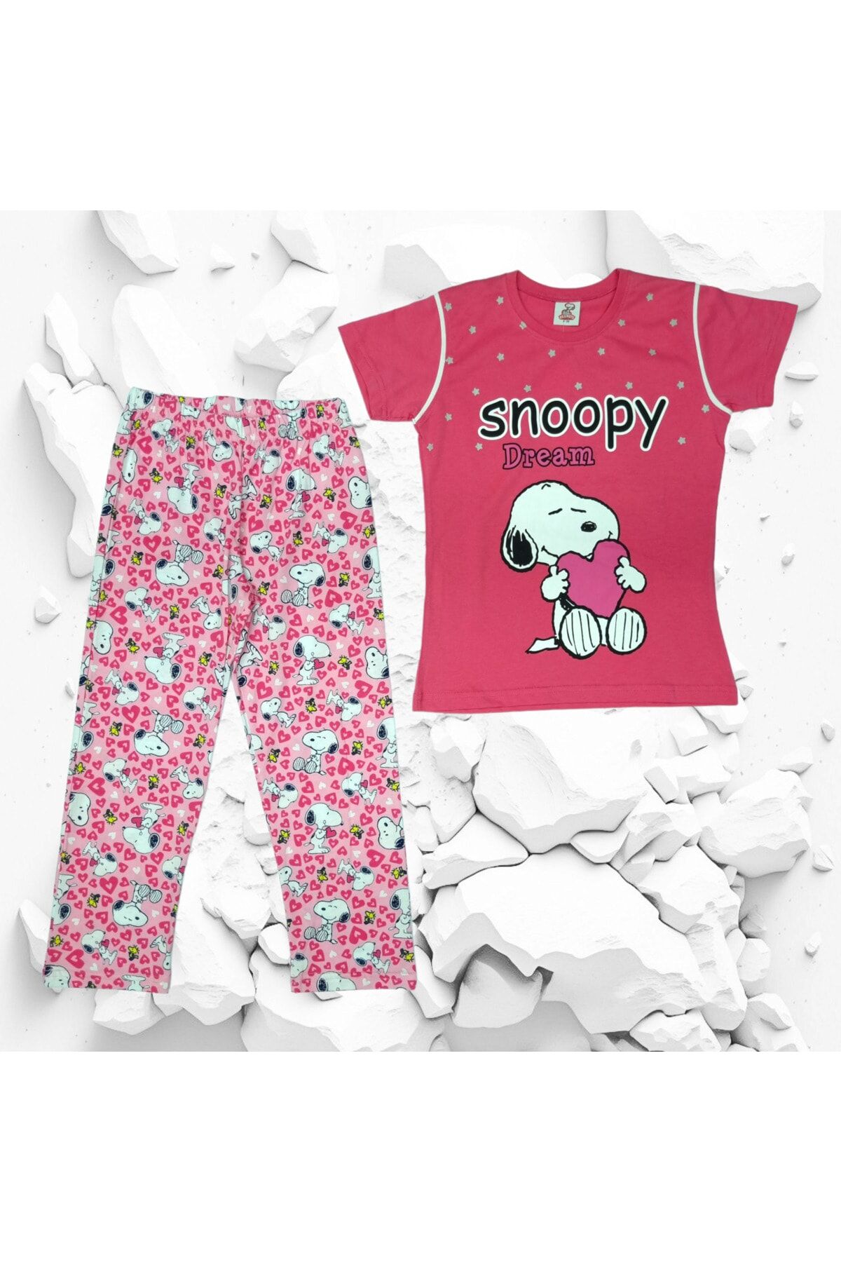 Rolypoly  Kız Çocuk Taytlı Yazlık Takım Pembe - 6 Yaş