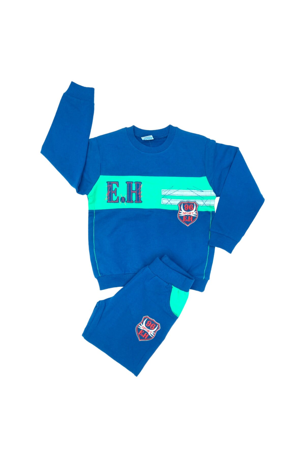 E&H Erkek Bebek Spor Eşofman Takım Lacivert - 4 Yaş