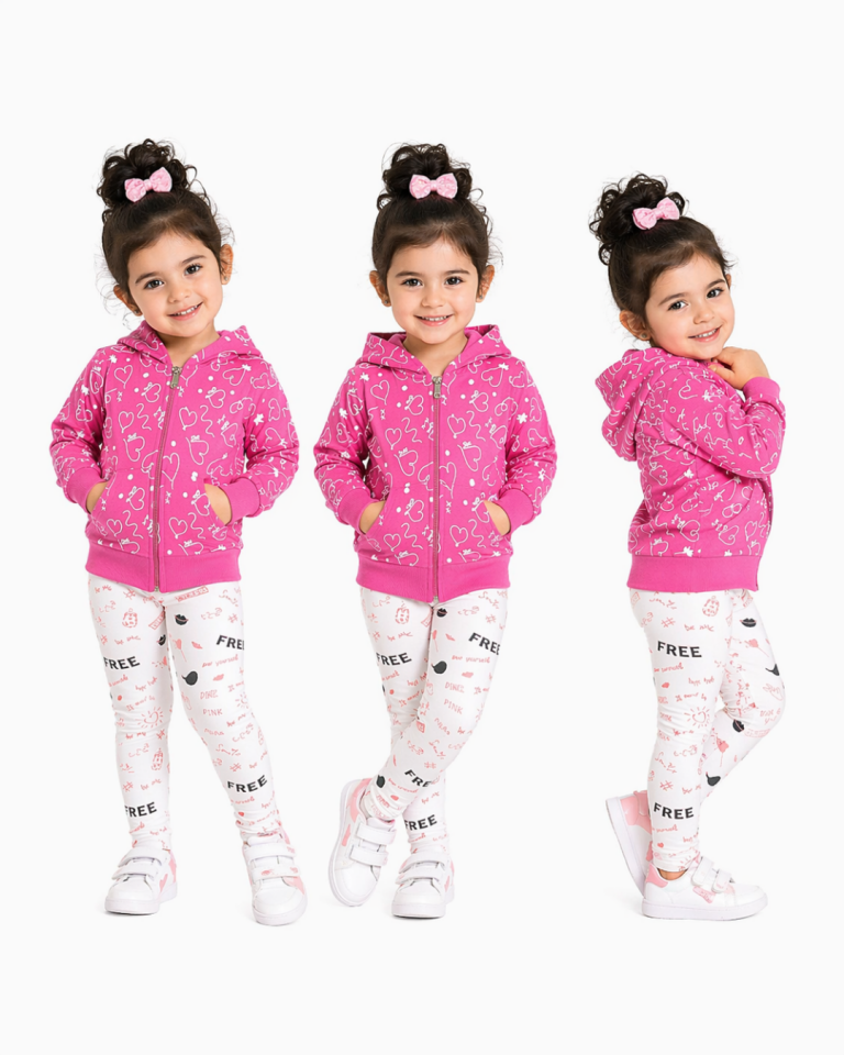 Pelops Kız Bebek Spor Taytlı Takım