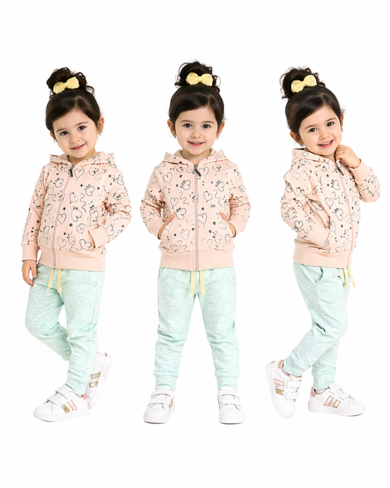 Pelops Kız Bebek Spor Eşofman Takım