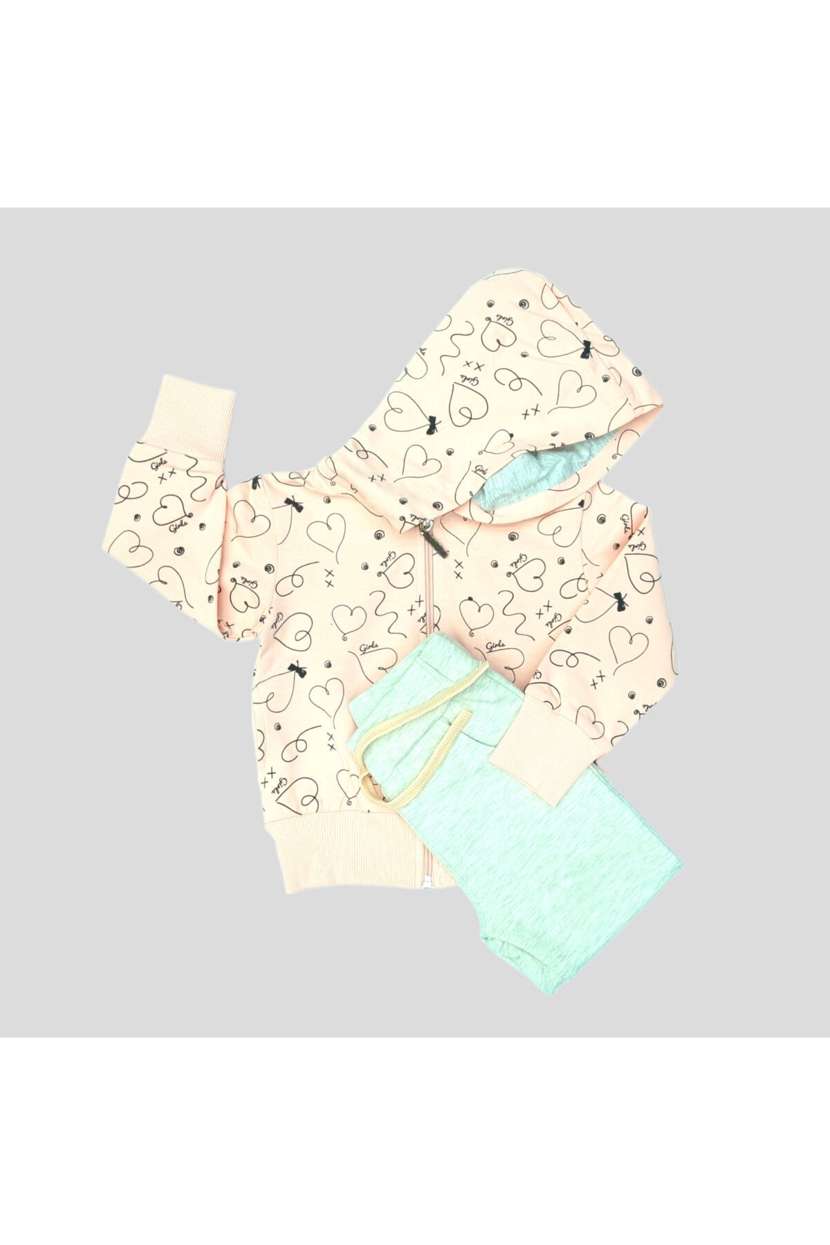 Pelops Kız Bebek Spor Eşofman Takım