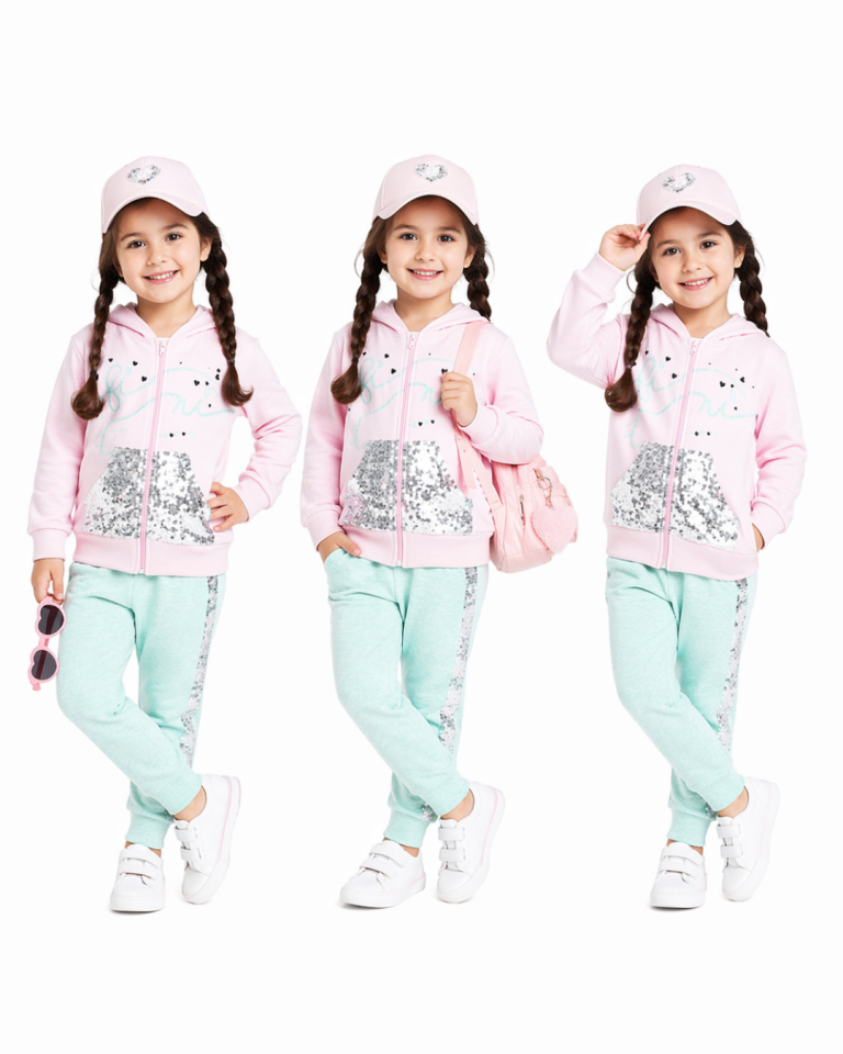Pelops Kız Bebek Spor Eşofman Takım