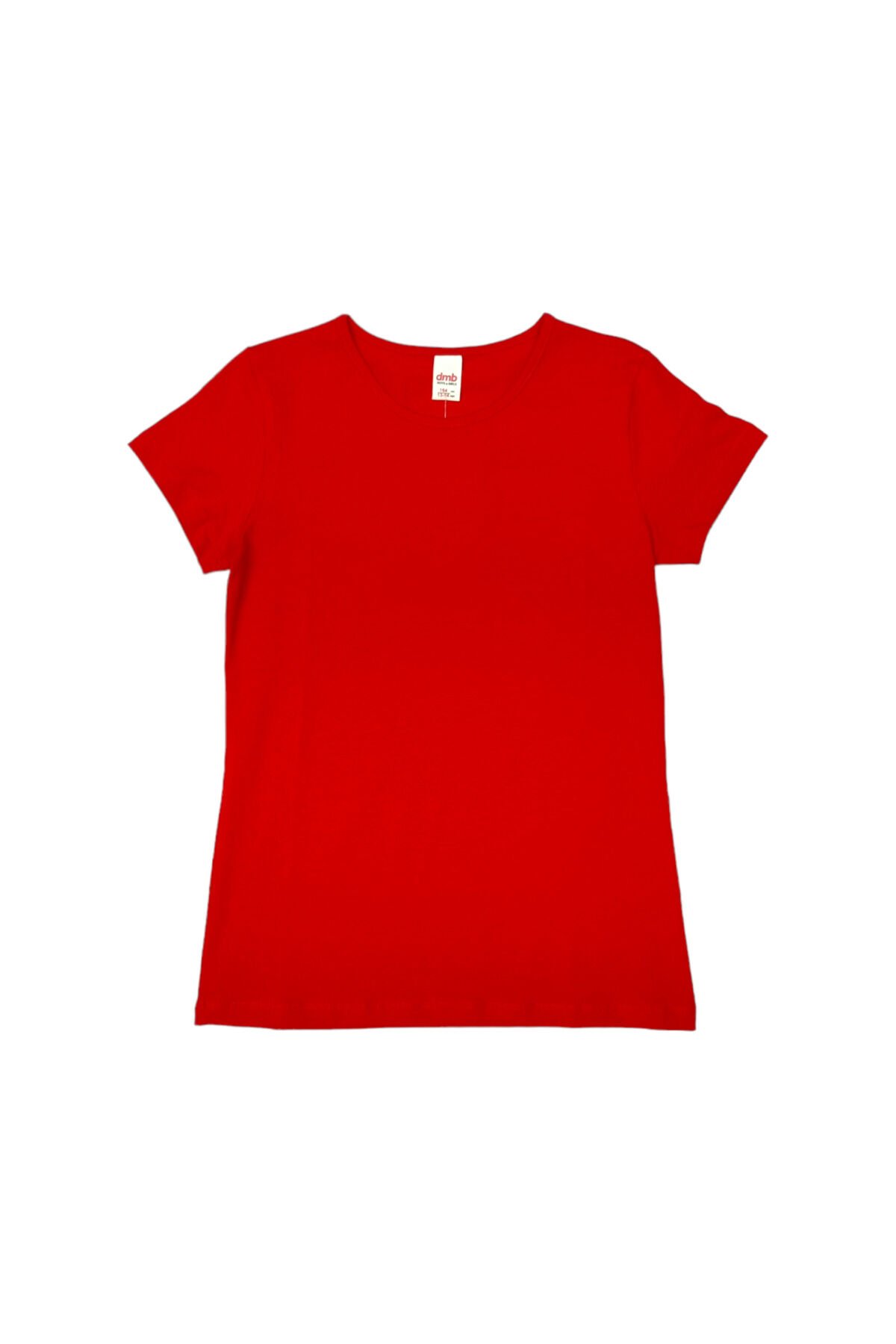 Dmb Unisex Genç Yazlık T-shirt Kırmızı - 13-14 Yaş