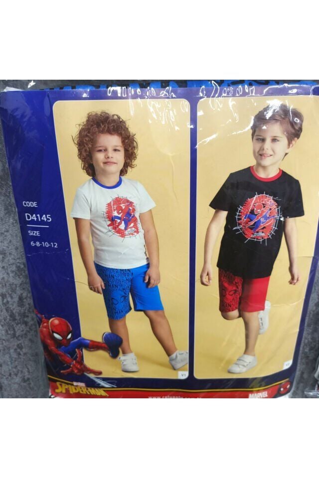 WD Spider Man Şortlu Takım