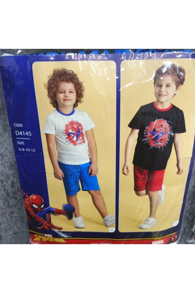 WD Spider Man Şortlu Takım