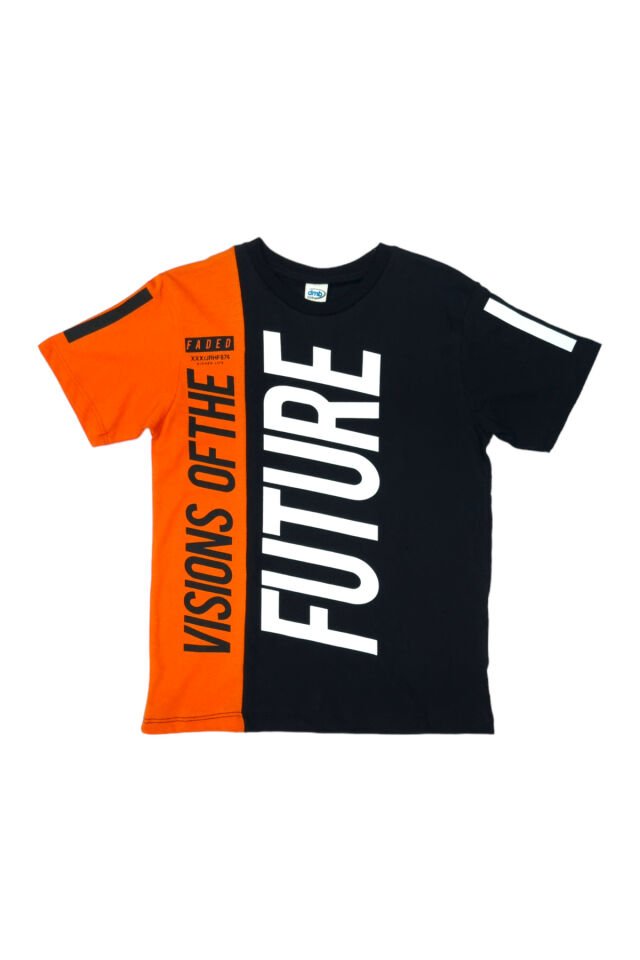 Dmb Erkek Çocuk Future Yazlık Tshirt Turuncu - 7-8 Yaş