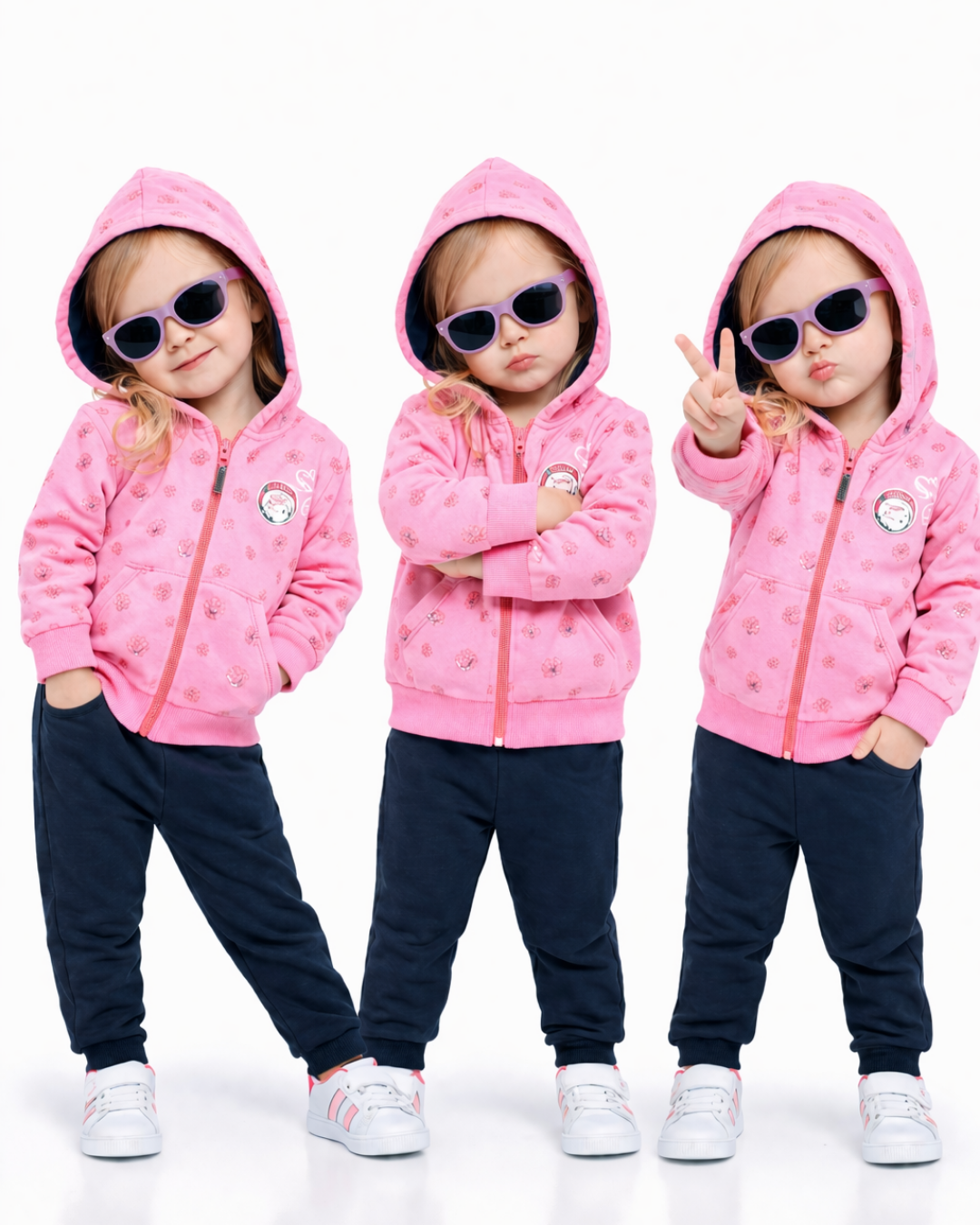 Pelops Kız Bebek Spor Eşofman Takım
