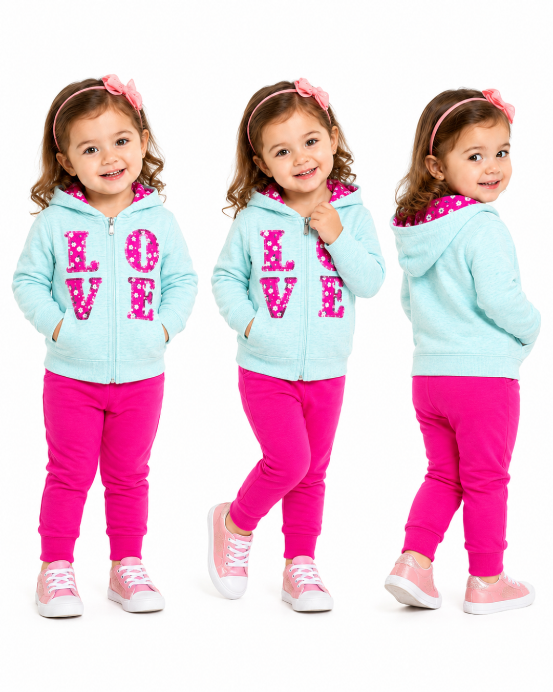 Pelops Kız Bebek Spor Eşofman Takım