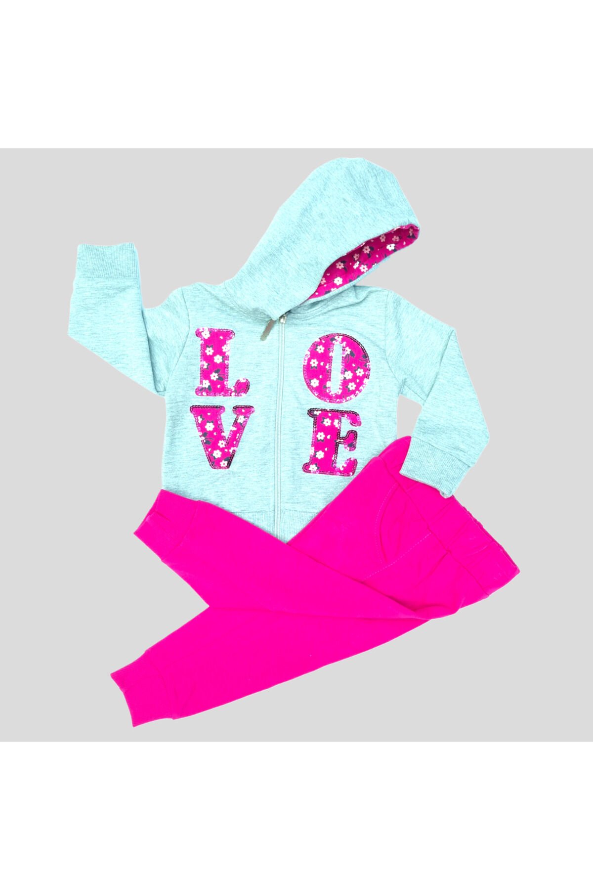 Pelops Kız Bebek Spor Eşofman Takım