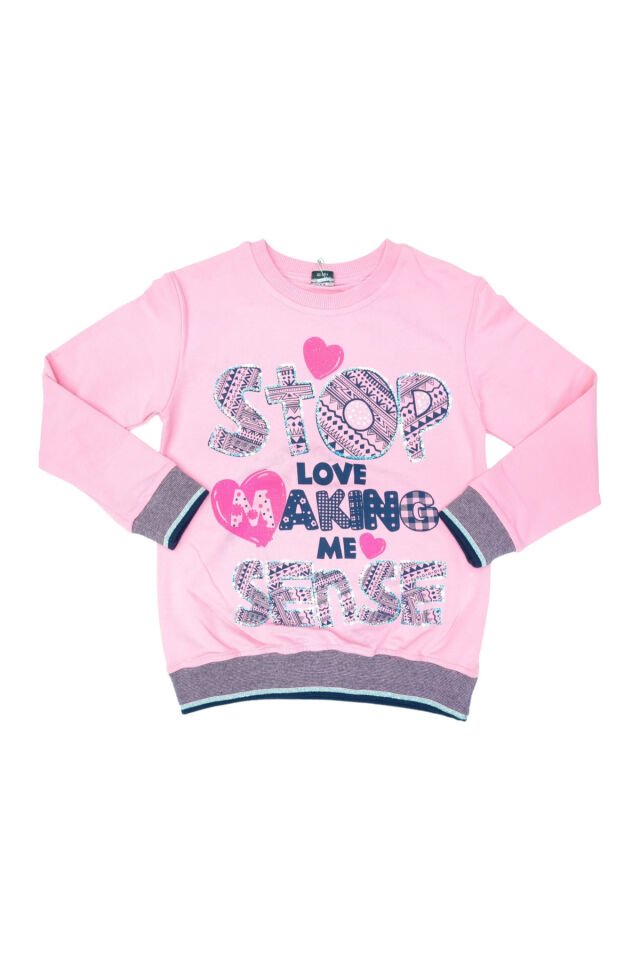 Pelops Kız Çocuk Spor Eşofman Takım Pembe - 7-8 Yaş