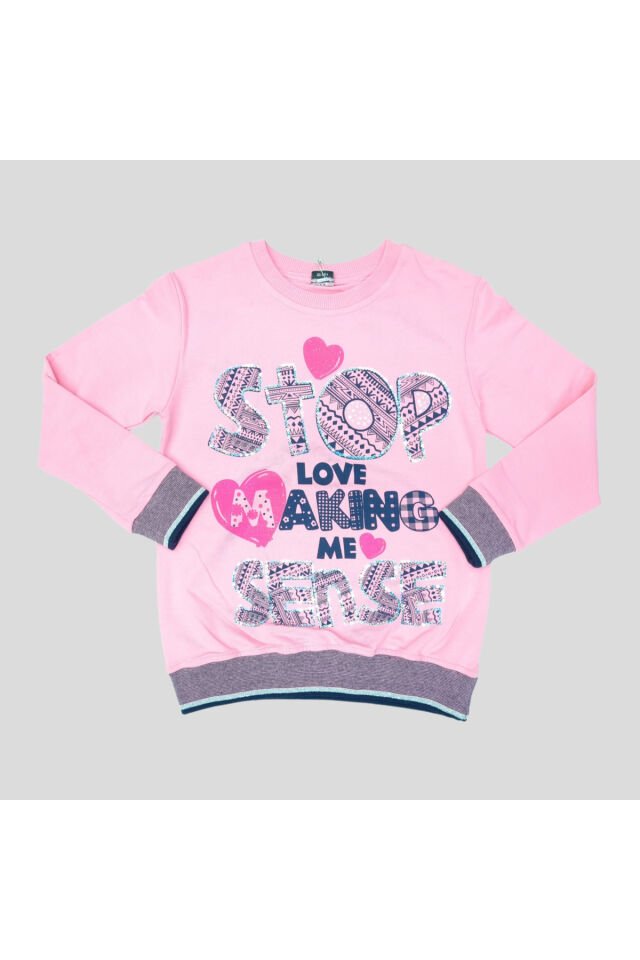 Pelops Kız Çocuk Spor Eşofman Takım Pembe - 7-8 Yaş