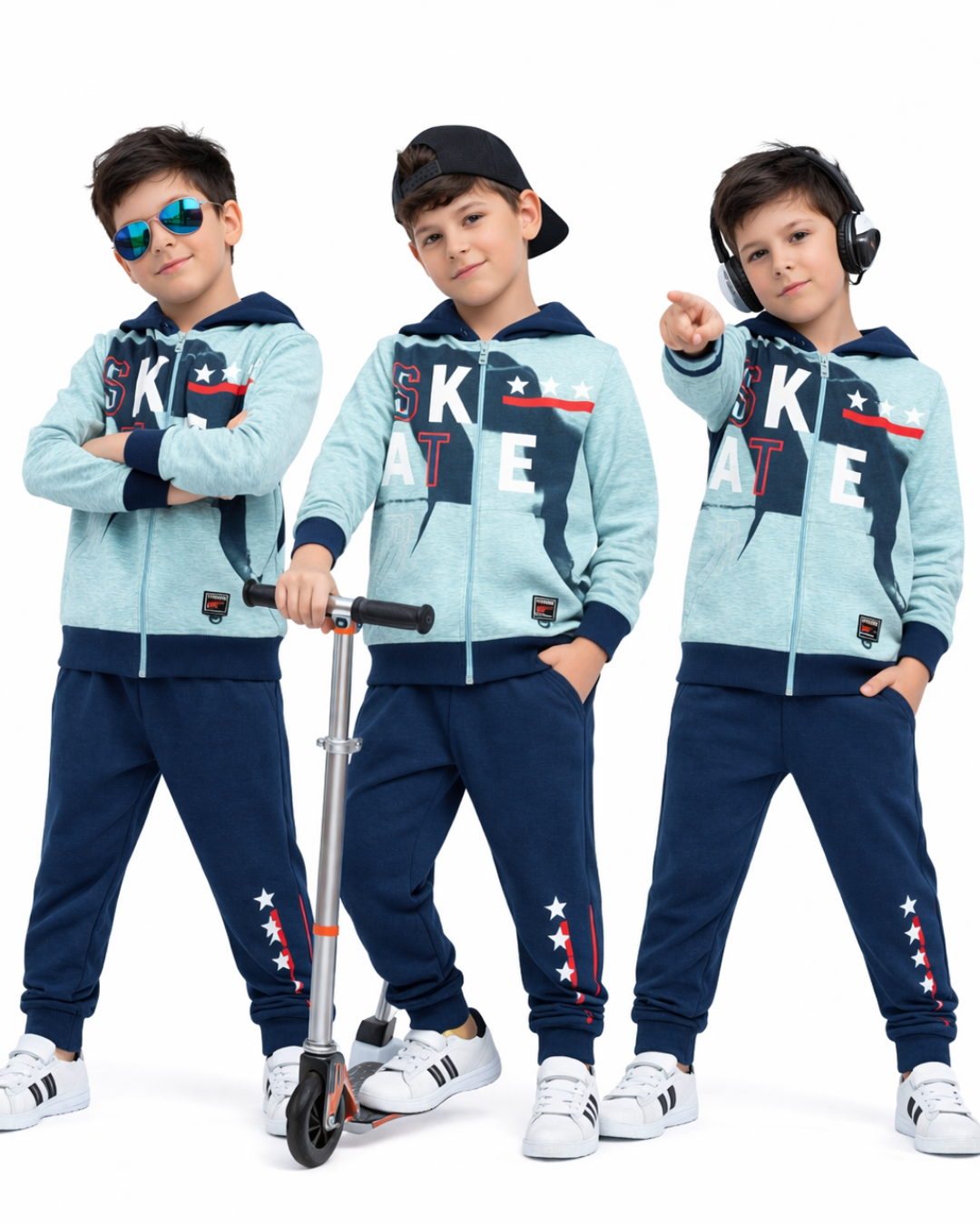 Pelops Erkek Çocuk Spor Eşofman Takım