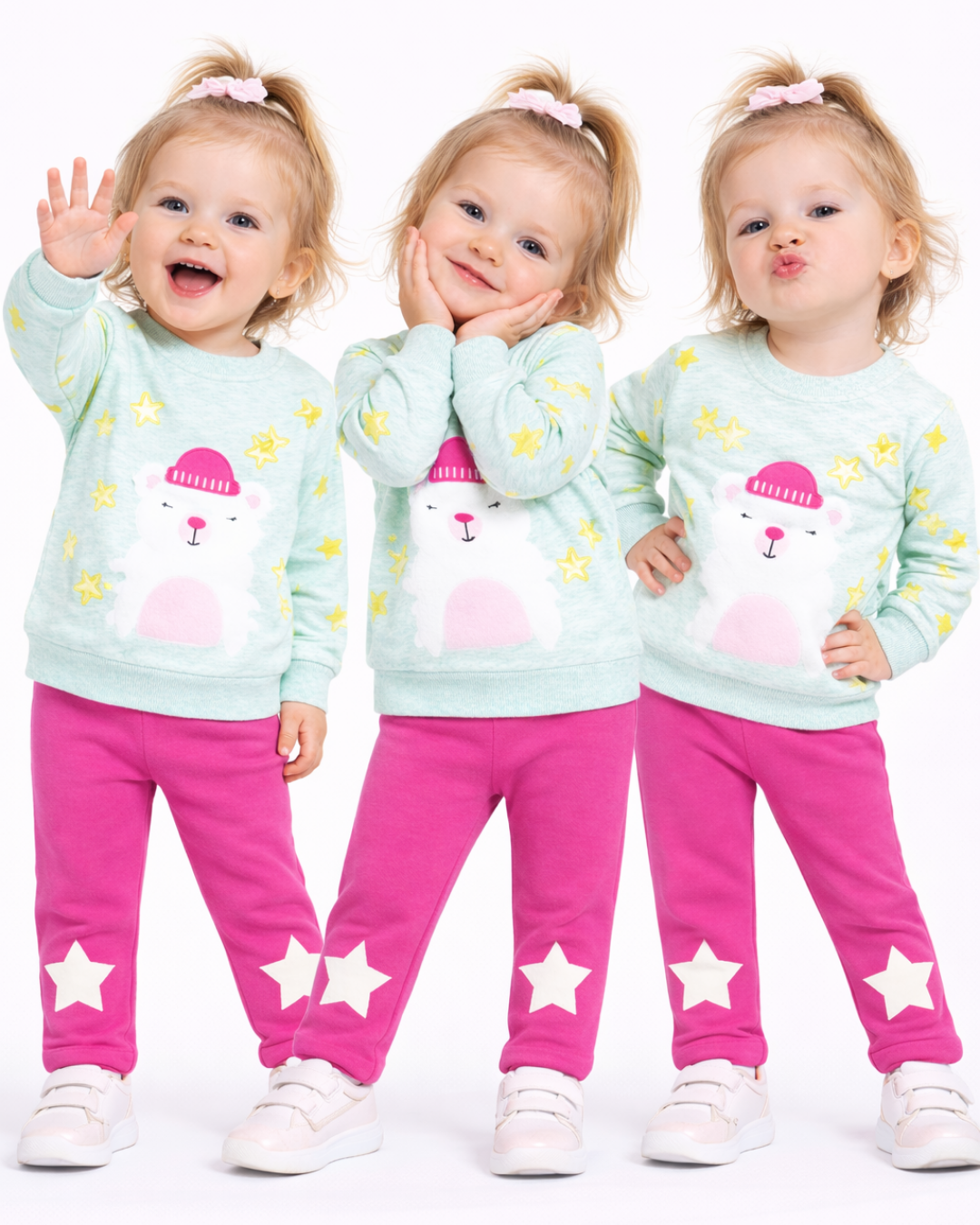Pelops Kız Bebek Spor Eşofman Takım