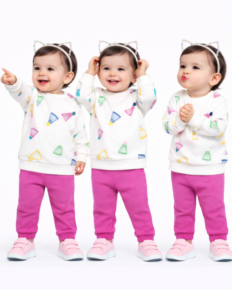 Popshops Kız Bebek Spor Eşofman Takım