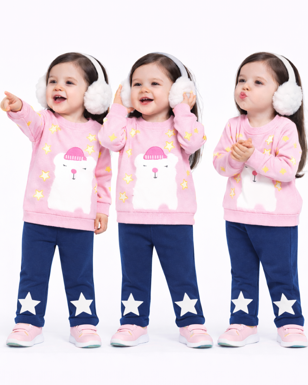 Pelops Kız Bebek Spor Eşofman Takım