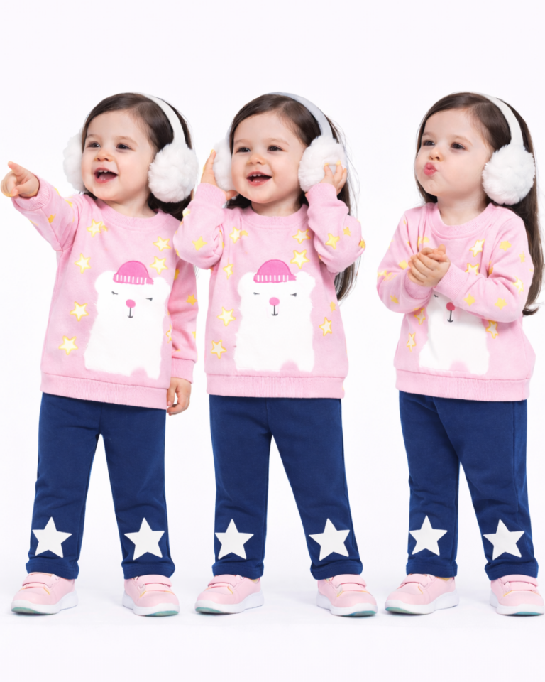 Pelops Kız Bebek Spor Eşofman Takım
