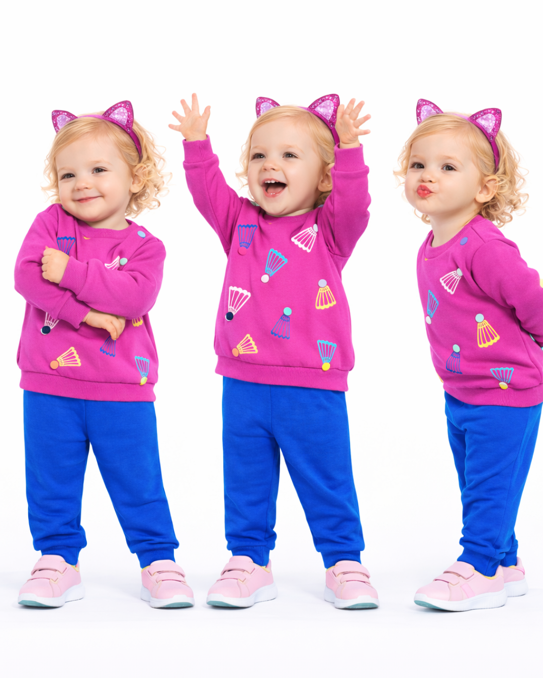 Popshops Kız Bebek Spor Eşofman Takım