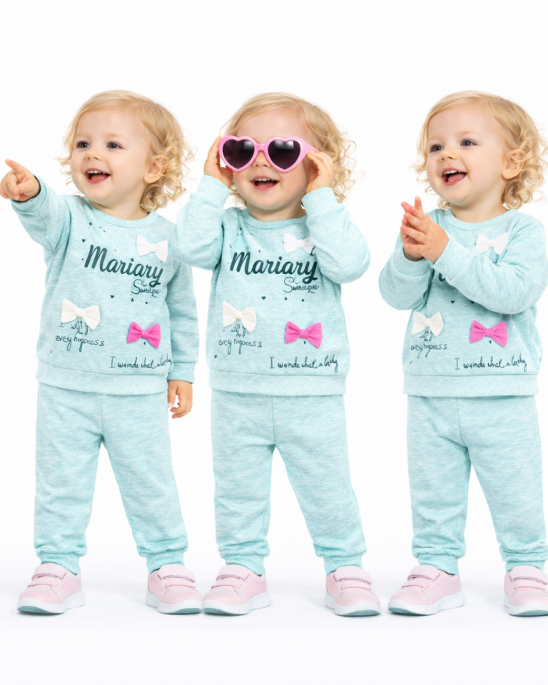 Popshops Kız Bebek Spor Eşofman Takım