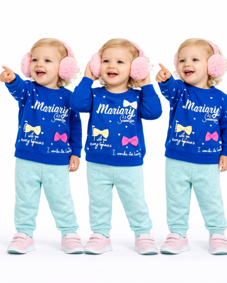 Popshops Kız Bebek Spor Eşofman Takım