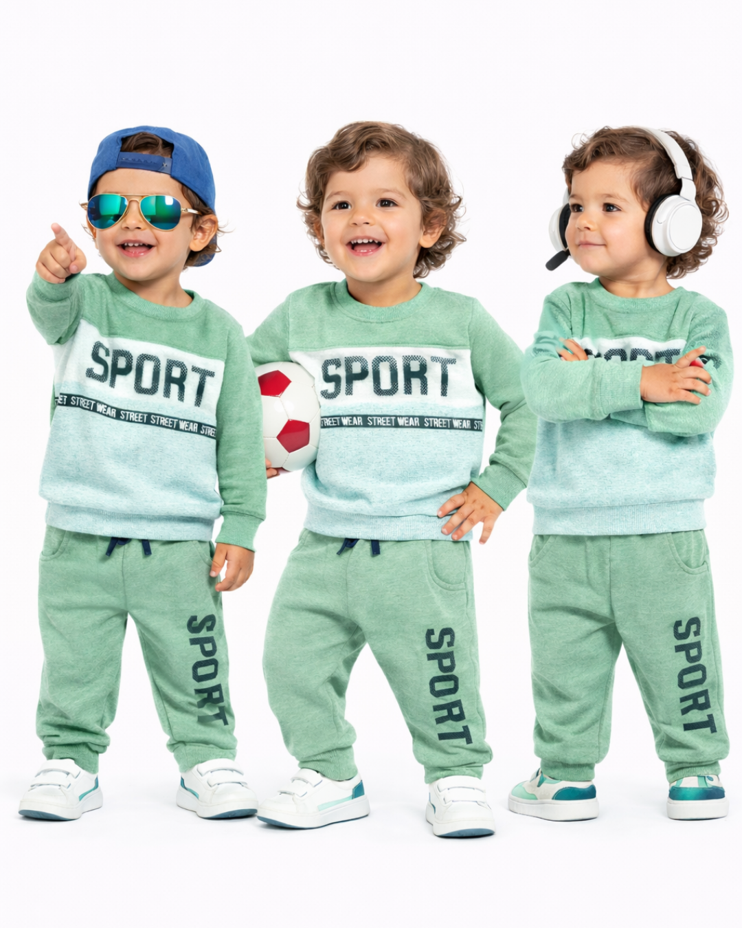 Pelops Erkek Bebek Spor Eşofman Takım
