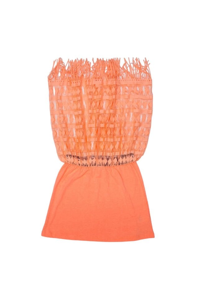 Dmb Genç Kız Fashion Girl Neon Saçaklı Yazlık Etek Pembe - 11-12 Yaş