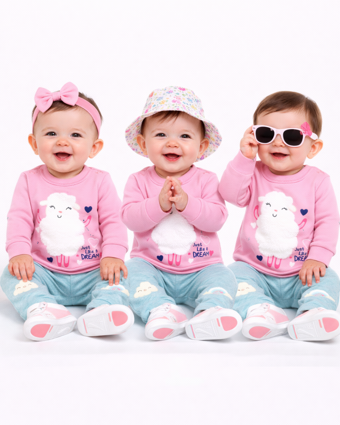 Pelops Kız Bebek Spor Eşofman Takım