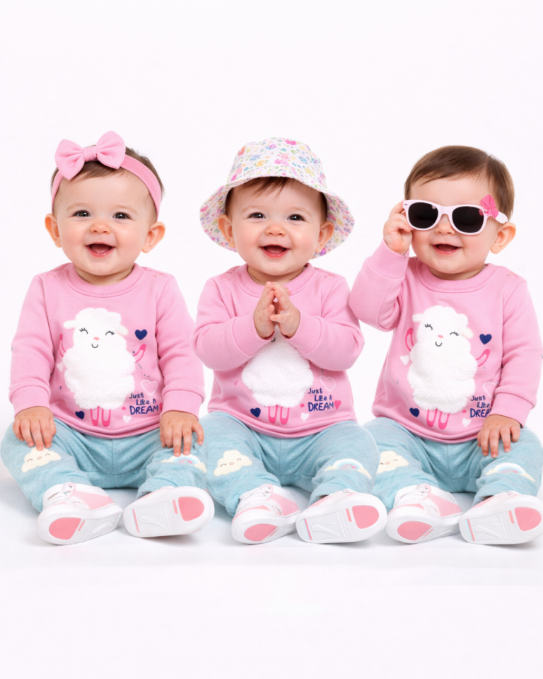 Pelops Kız Bebek Spor Eşofman Takım