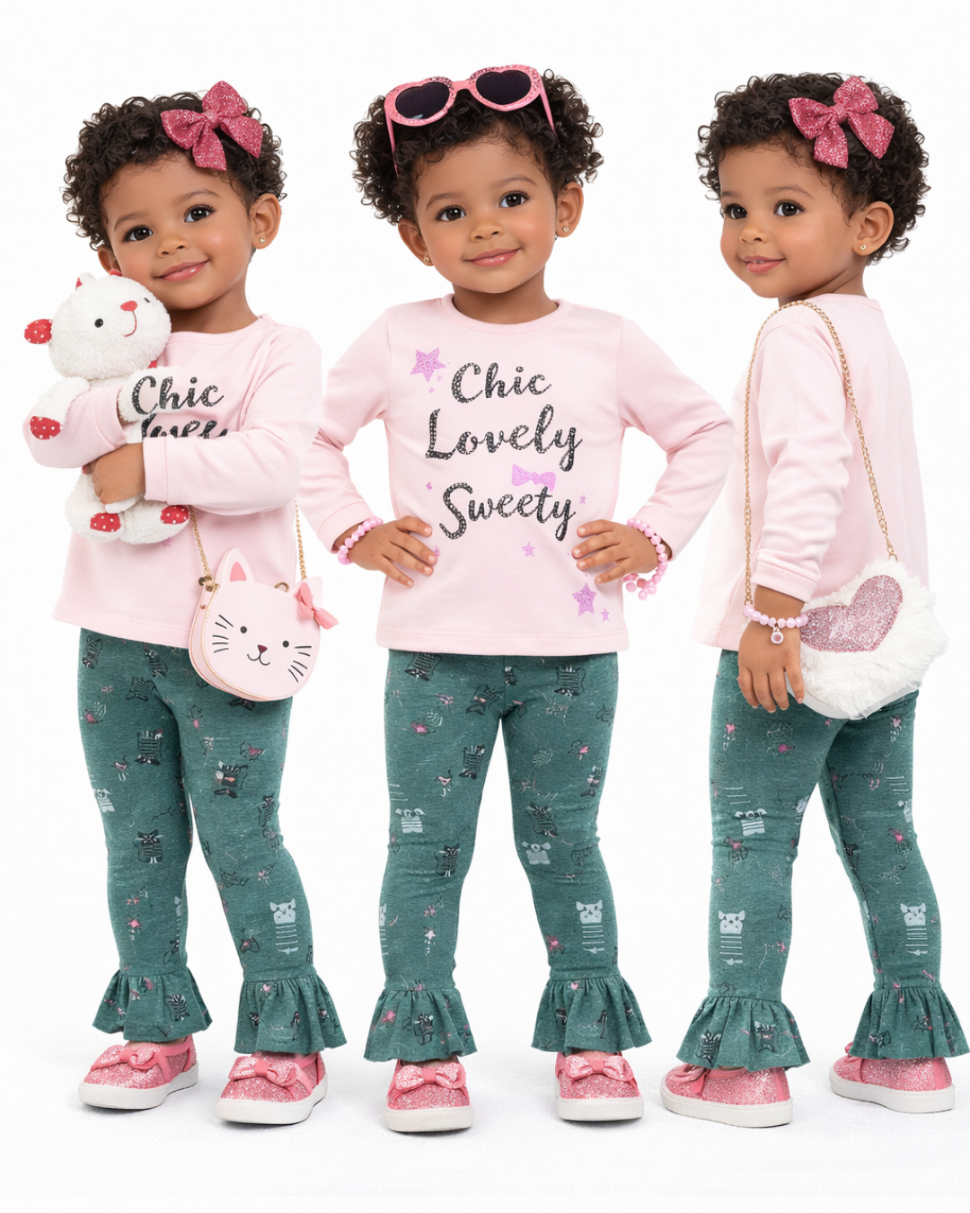 Dmb Kız Bebek Spor Taytlı Takım