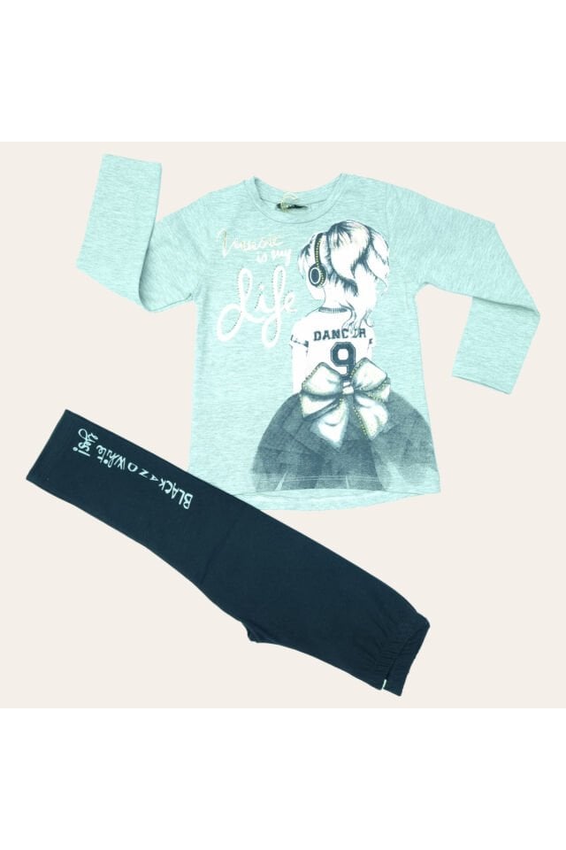 Sani Kız Bebek Spor Taytlı Takım