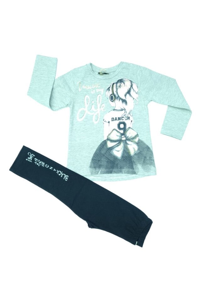 Sani Kız Bebek Spor Taytlı Takım