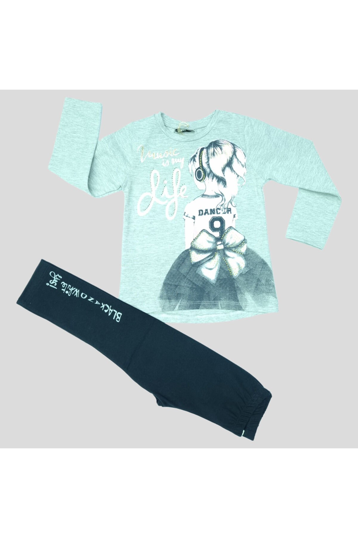 Sani Kız Bebek Spor Taytlı Takım