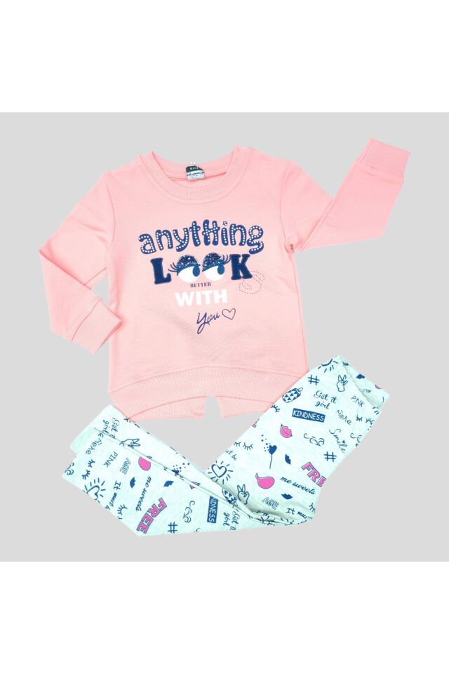 Pelops Kız Bebek Spor Taytlı Takım