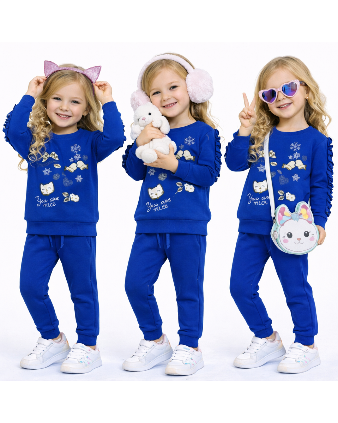 Pelops Kız Bebek Spor Eşofman Takım