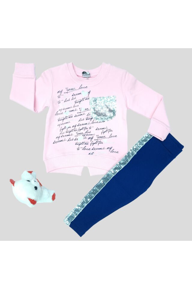 Pelops Kız Bebek Spor Taytlı Takım