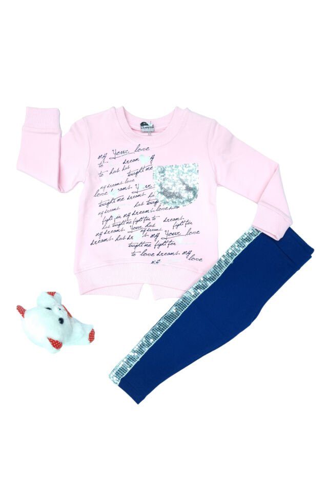 Pelops Kız Bebek Spor Taytlı Takım