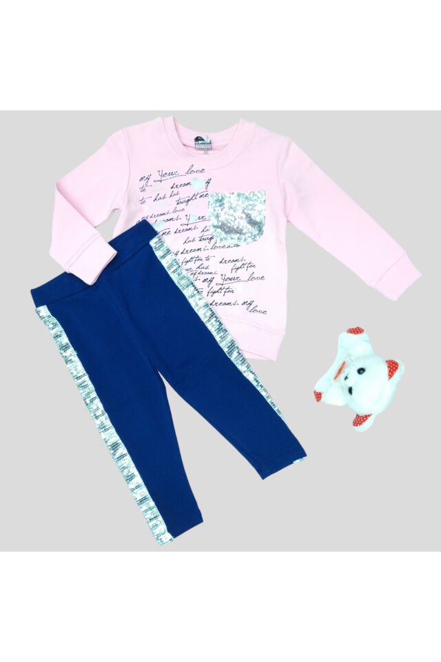 Pelops Kız Bebek Spor Taytlı Takım