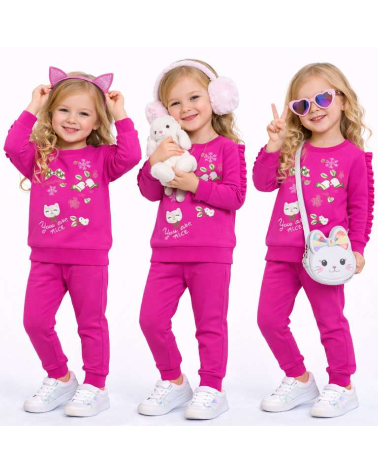 Pelops Kız Çocuk Spor Eşofman Takım