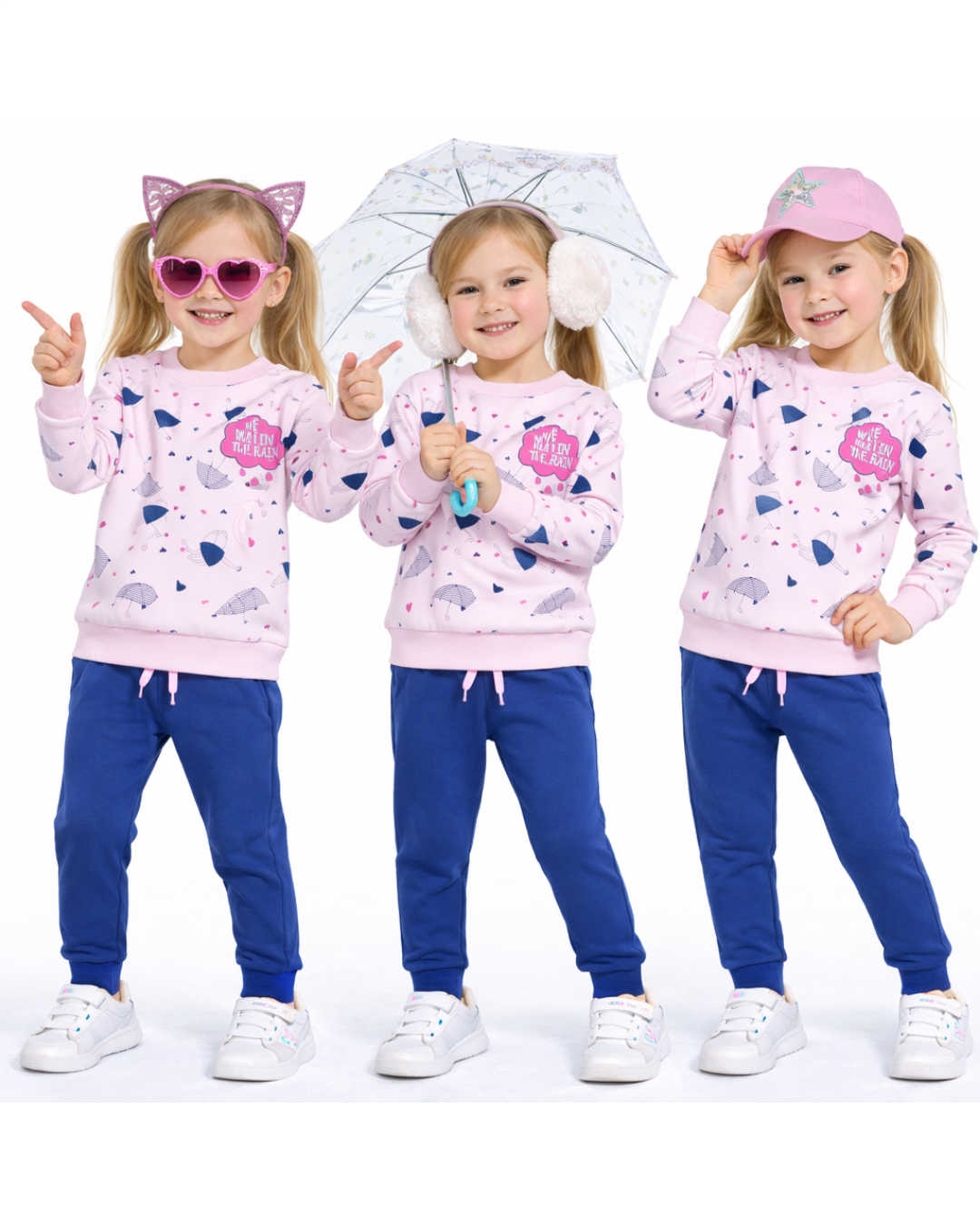 Pelops Kız Çocuk Spor Eşofman Takım