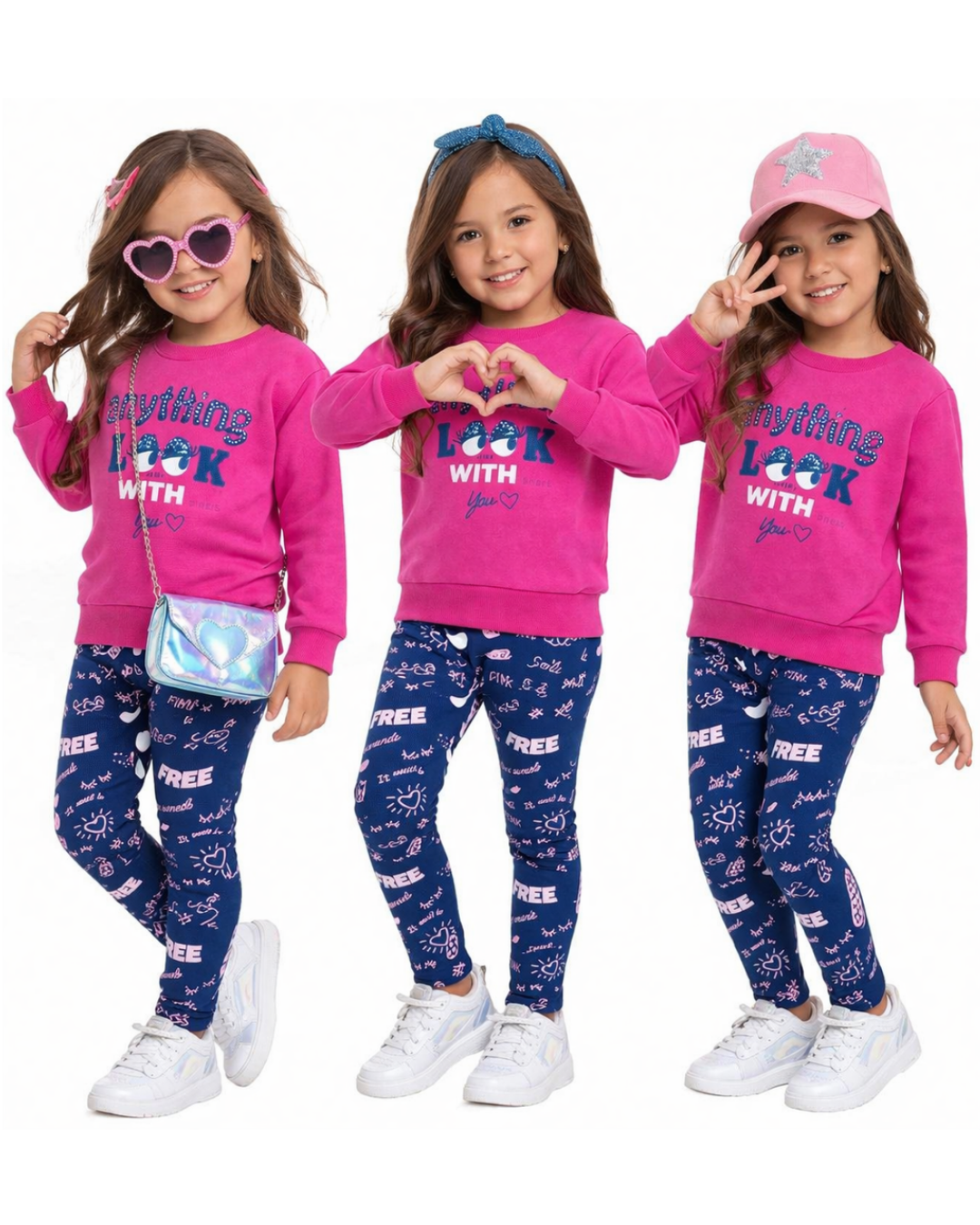 Pelops Kız Çocuk Spor Taytlı Takım