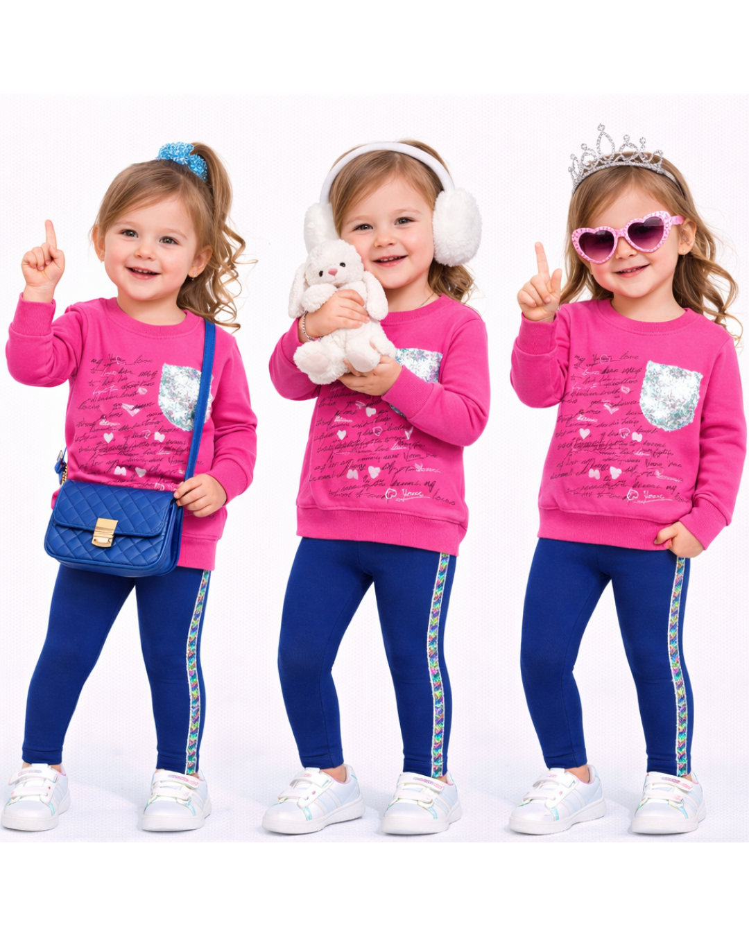 Pelops Kız Bebek Spor Taytlı Takım