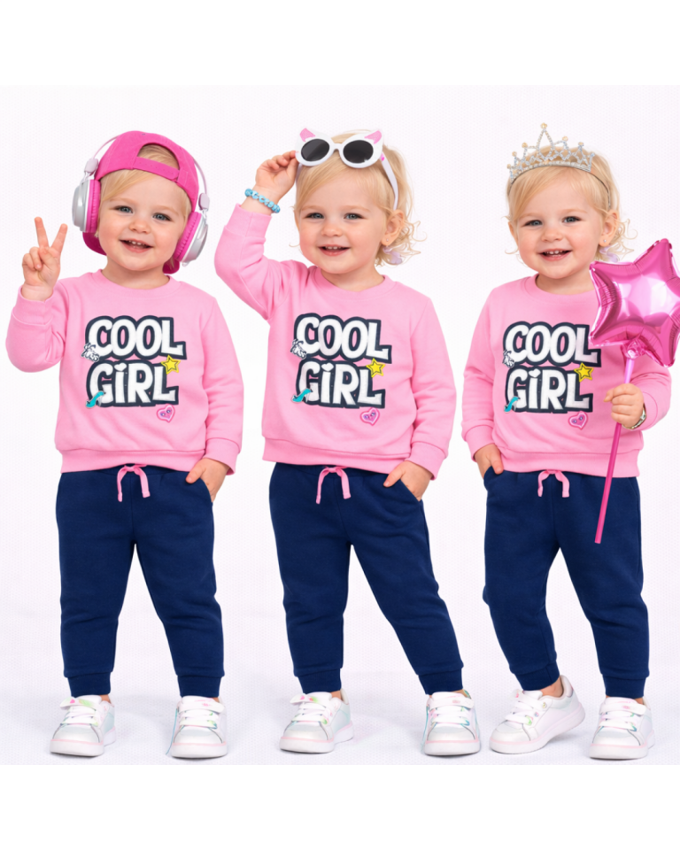 Pelops Kız Bebek Spor Eşofman Takım