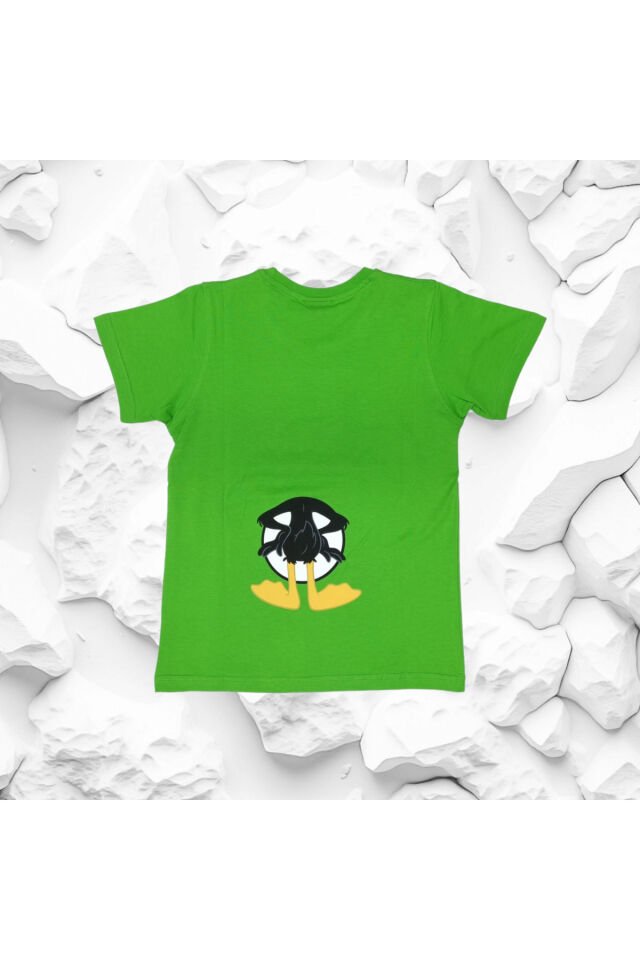 Looney Tunes Daffy Duck Erkek Çocuk Şortlu Yazlık Takım Açık Yeşil - 6 Yaş