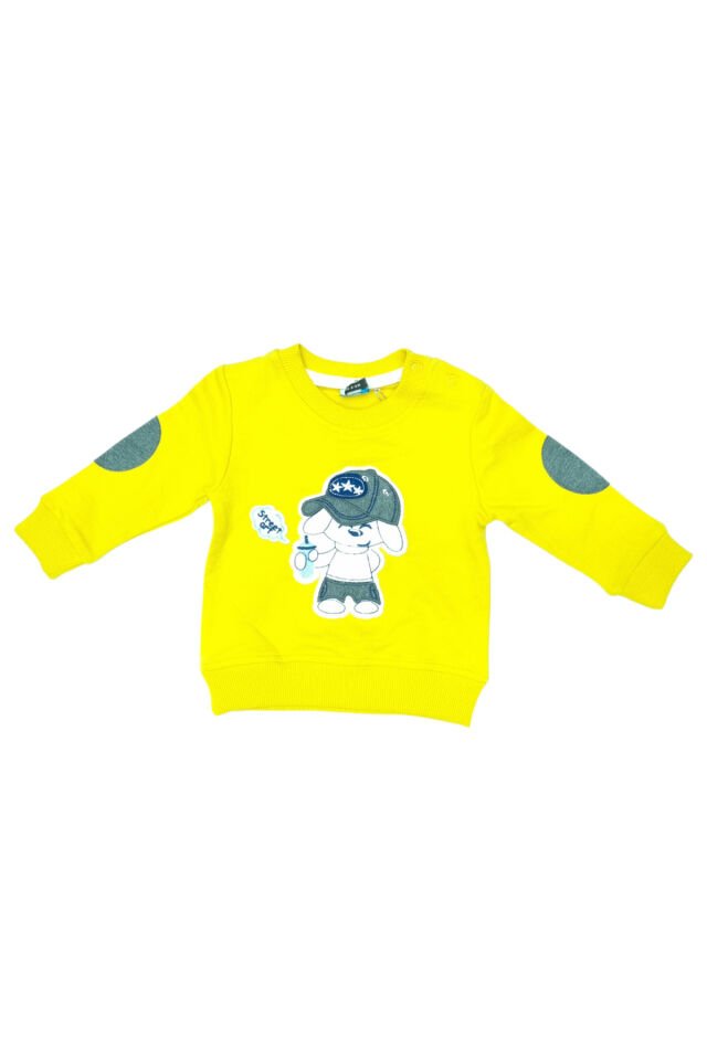 Pelops Erkek Bebek Spor Eşofman Takım Sarı - 6-9 Ay