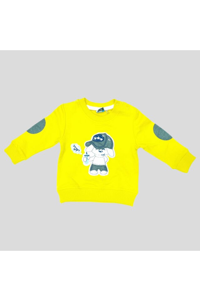 Pelops Erkek Bebek Spor Eşofman Takım Sarı - 6-9 Ay