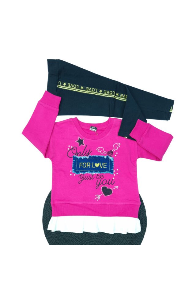 Pelops Kız Bebek Spor Taytlı Takım